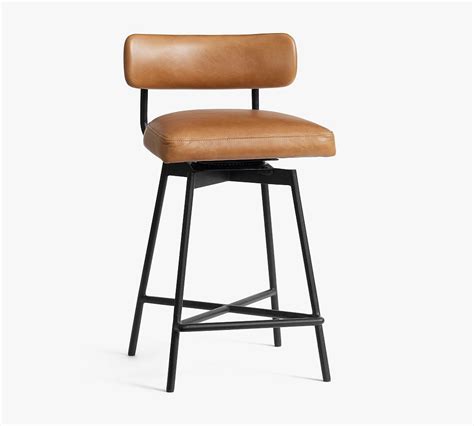 Maison Leather Stool